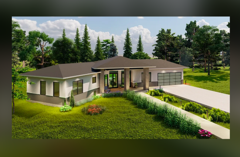 Modern Model Home
